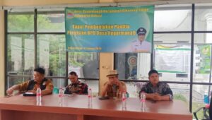 Wujudkan Demokrasi Desa Pemdes Hegarmanah Gelar Musyawarah Pembentukan Panitia Pengisian Anggota BPD